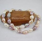 Arrival Pearl Necklace Mixes Natural Freshwater Pearl Wedding Jewelry