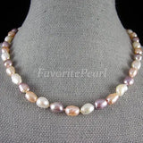 Arrival Pearl Necklace Mixes Natural Freshwater Pearl Wedding Jewelry