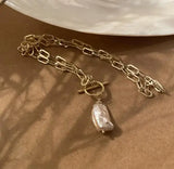 Freshwater Pearl Necklace with Real Pearl Pendant