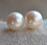 11mm Freshwater Pearl Stud Earring in S925 Silver
