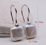 Freshwater Pearl Earrings Sterling Silver Fishhook Style Gift