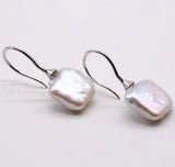Freshwater Pearl Earrings Sterling Silver Fishhook Style Gift