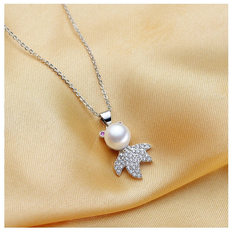 Arrival Fish Style 8-9mm Pearl Pendant Jewelry 10pcs/lot