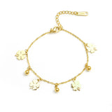 Titanium Steel Rose Anklets for Women