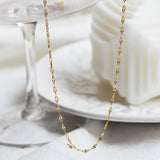French Retro Titanium Steel Necklace with Natural Stone Pendant