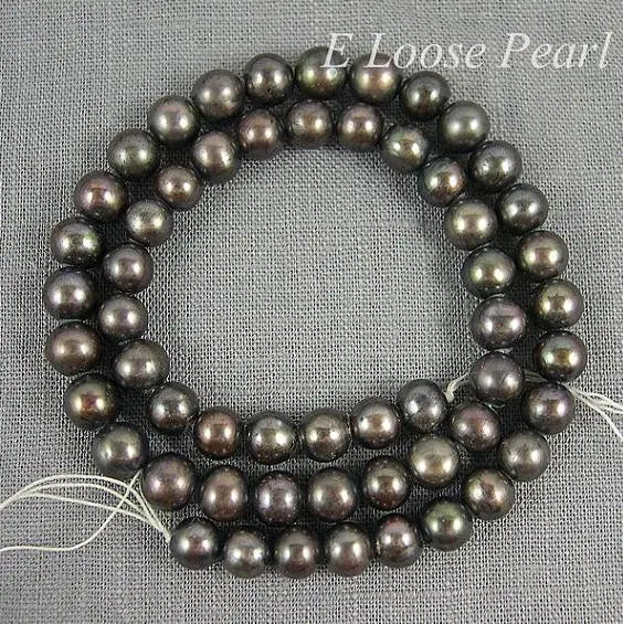 Freshwater Pearls Beads 7-8mm Full Strand DIY Jewelry Making