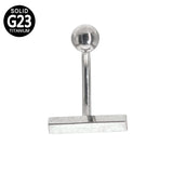 G23 Titanium Belly Piercing Zircon Opal Navel Belly Button Rings