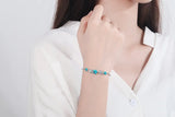 925 Sterling Silver Stackable Star Clear CZ Link Bracelet