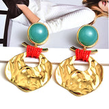 Metal Irregular Dangle Drop Earrings for Women