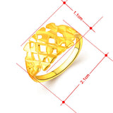 Arrival Filled Cocktail Rings Geometric Big Ring Vintage Jewelry Gift