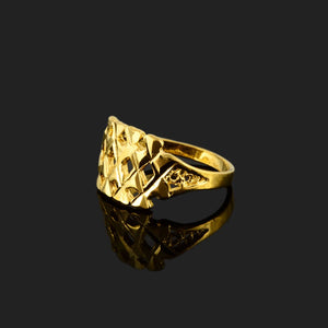 Arrival Filled Cocktail Rings Geometric Big Ring Vintage Jewelry Gift