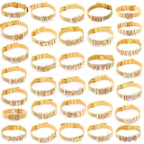 Golden 10mm Stainless Steel Mesh Bracelet With Heart Lock Charm for Women Men
