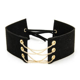 Arrival Gothic Velvet Choker Necklace Sexy Wrap Tie Up Chokers for Lady