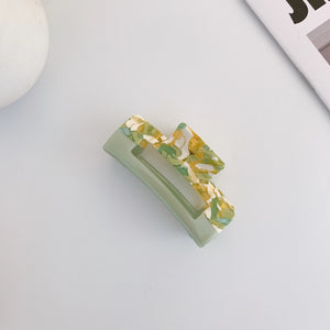 Green Grip French Fresh Olive Hairpin for Women