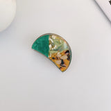 Green Grip French Fresh Olive Hairpin for Women