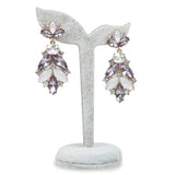 Grey Velvet Earring Display Stand Stud Earrings Holder Rack Storage
