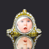 Arrival Photo Zircon Pendant Necklaces Customize Crystal Chain Jewelry Neckalce