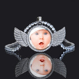 Arrival Photo Zircon Pendant Necklaces Customize Crystal Chain Jewelry Neckalce