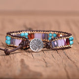 Crystal Bead Weave Bracelet for Women