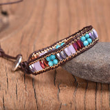 Crystal Bead Weave Bracelet for Women
