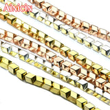Hexagon Shape Hematite Beads for DIY Jewelry Making
