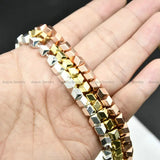 Hexagon Shape Hematite Beads for DIY Jewelry Making