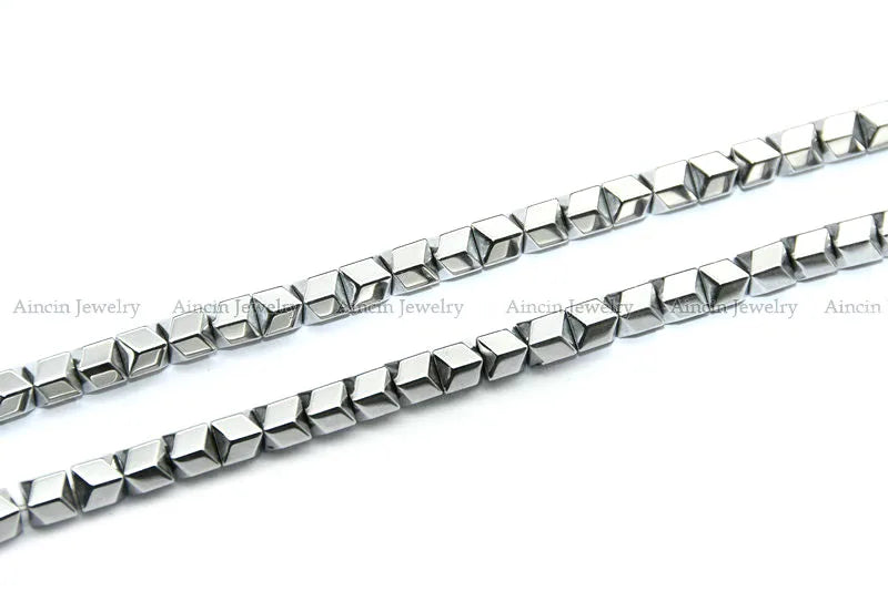 Hexagon Shape Hematite Beads for DIY Jewelry Making