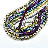 Hexagon Shape Hematite Beads for DIY Jewelry Making