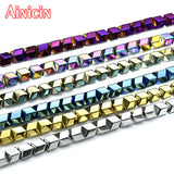 Hexagon Shape Hematite Beads for DIY Jewelry Making