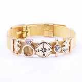 Arrival High Carousel & Sunflowers Slide Charms for 10mm Mesh Bracelet