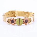 Arrival High Carousel & Sunflowers Slide Charms for 10mm Mesh Bracelet