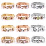 Arrival High Carousel & Sunflowers Slide Charms for 10mm Mesh Bracelet