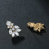High Marquise CZ Crystal Drop Earrings for Wedding Bridal