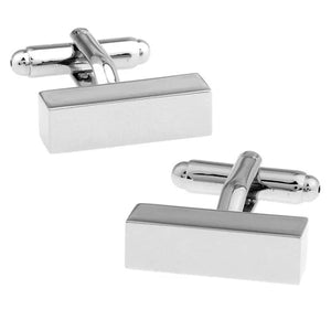 High Men Copper Cufflinks Smooth Enamel