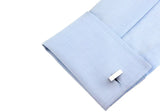 High Men Copper Cufflinks Smooth Enamel