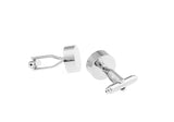 High Men Cufflinks Copper Material Smooth Round CuffLinks
