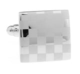 High Men Copper Cufflinks Smooth Square Lattice Enamel CuffLinks