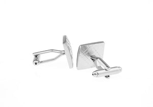 High Men Copper Cufflinks Smooth Square Lattice Enamel CuffLinks