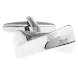 Copper Twisted Cuboid Enamel CuffLinks