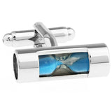 Copper Hourglass CuffLinks for Men