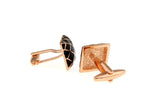 High Men Shirt Enamel Cufflinks Retail Copper Material Square Grid CuffLinks