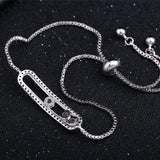 High Zircon Decorative Women Bracelet Adjustable Bangles