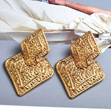 Vintage Metal Dangle Earrings for Women