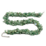 Natural Amethysts Stone Bead Strand Necklace Boho Style Crystal Beaded Necklaces