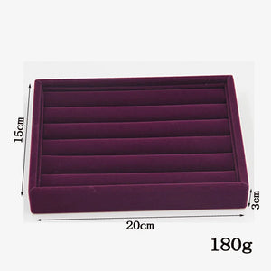 Arrival Jewelry Display Holder Velvet Packaging DIY Storage Trays