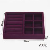 Arrival Jewelry Display Holder Velvet Packaging DIY Storage Trays