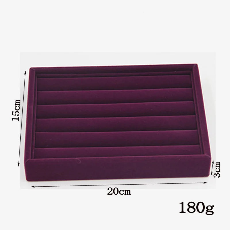 Arrival Jewelry Display Holder Velvet Packaging DIY Storage Trays