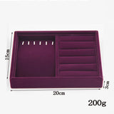 Arrival Jewelry Display Holder Velvet Packaging DIY Storage Trays