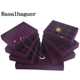Arrival Jewelry Display Holder Velvet Packaging DIY Storage Trays