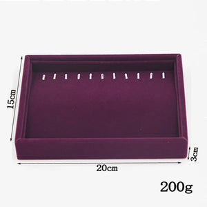 Arrival Jewelry Display Holder Velvet Packaging DIY Storage Trays
